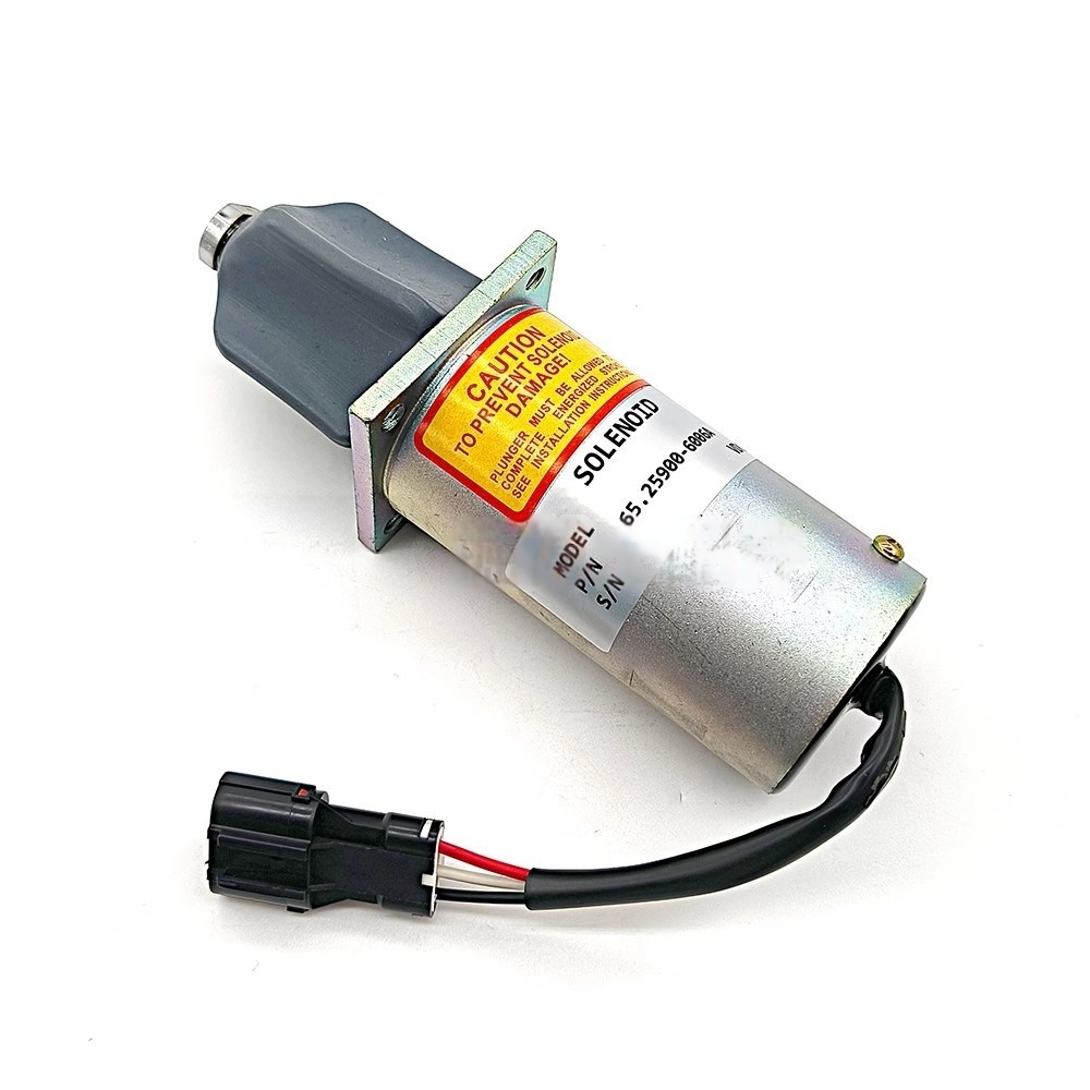 Heavy Equipment Repair - Válvula solenoide de apagado para excavadora