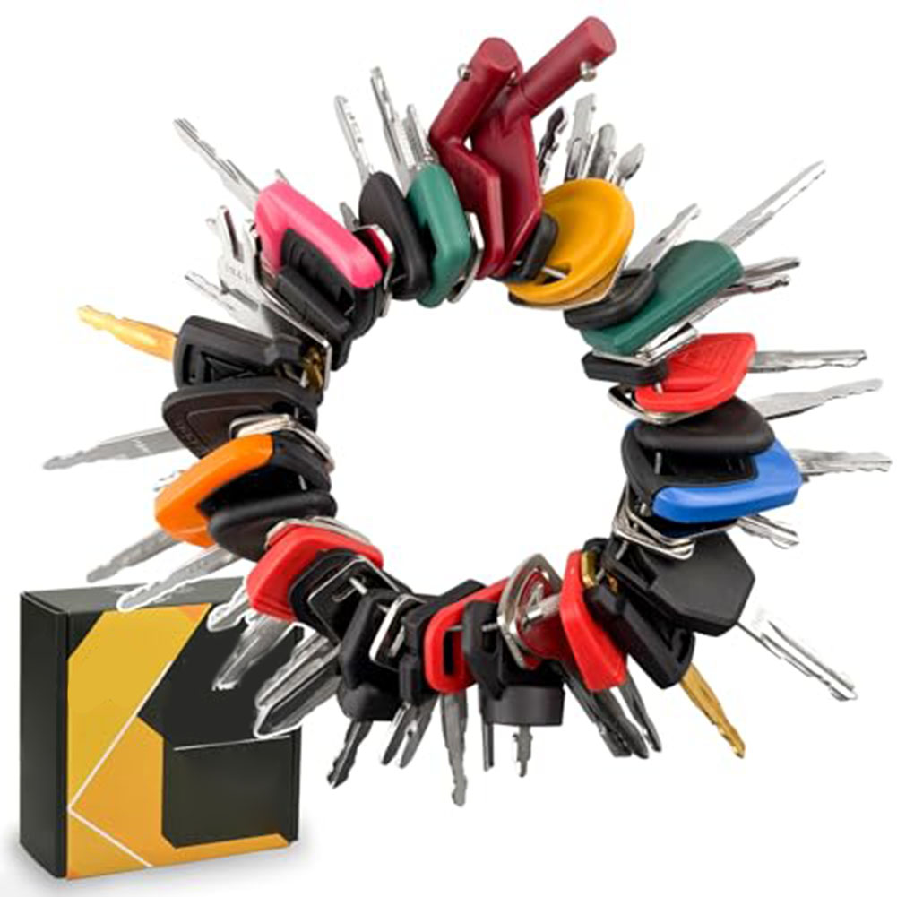 Heavy Equipment Keys Master Set - Juego maestro de 50 llaves para
