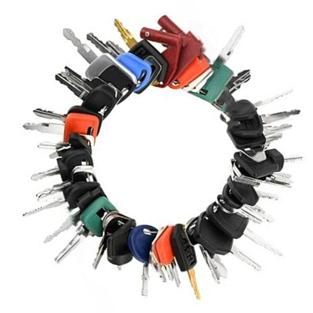 Heavy Equipment Keys Master Set - Juego de 50 Llaves Maestras para