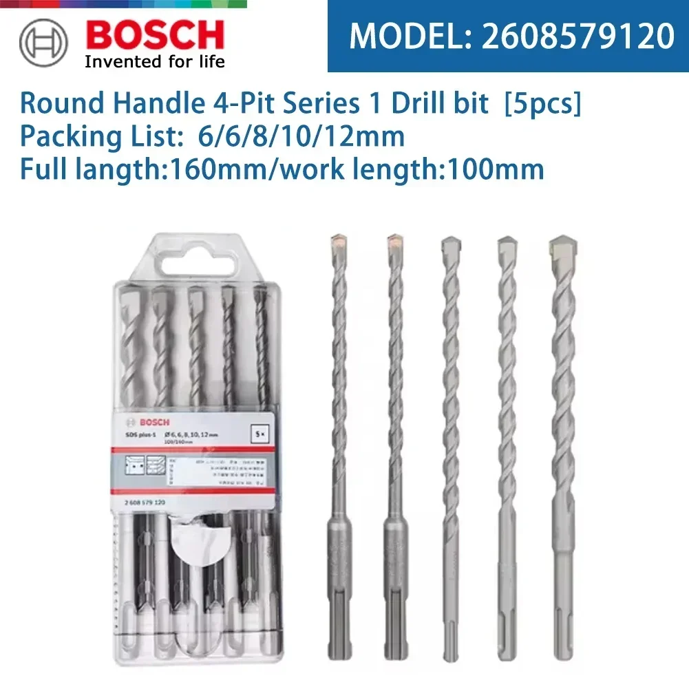 Bosch SDS‑plus‑1 Juego de 5 br - Concrete Breaker Demolition reseña y precio