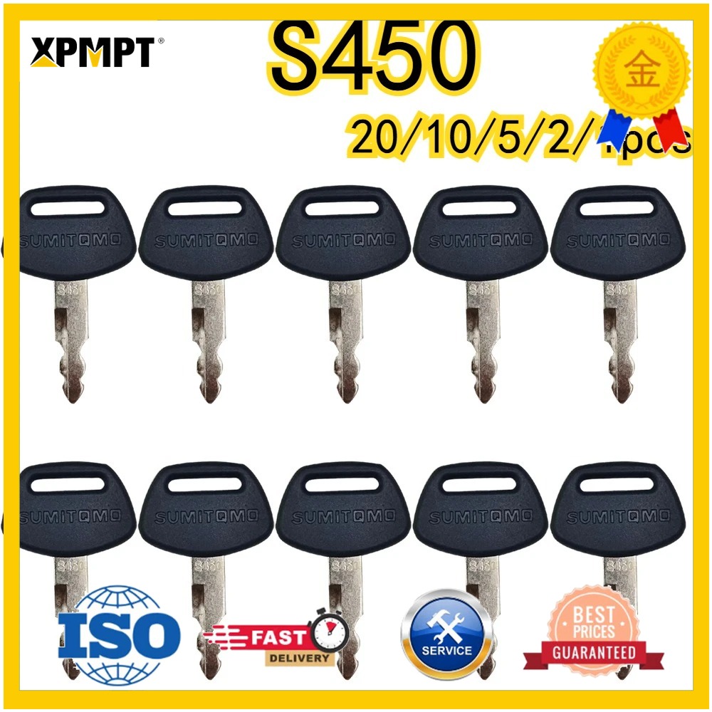 20/10/5/2/1 piezas Llaves de e - Heavy Equipment Logo reseña y precio
