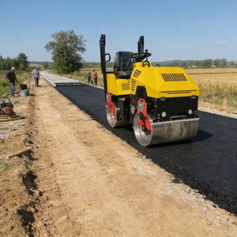 Rodillo Compactador Vibratorio - Heavy Equipment In Construction reseña y precio