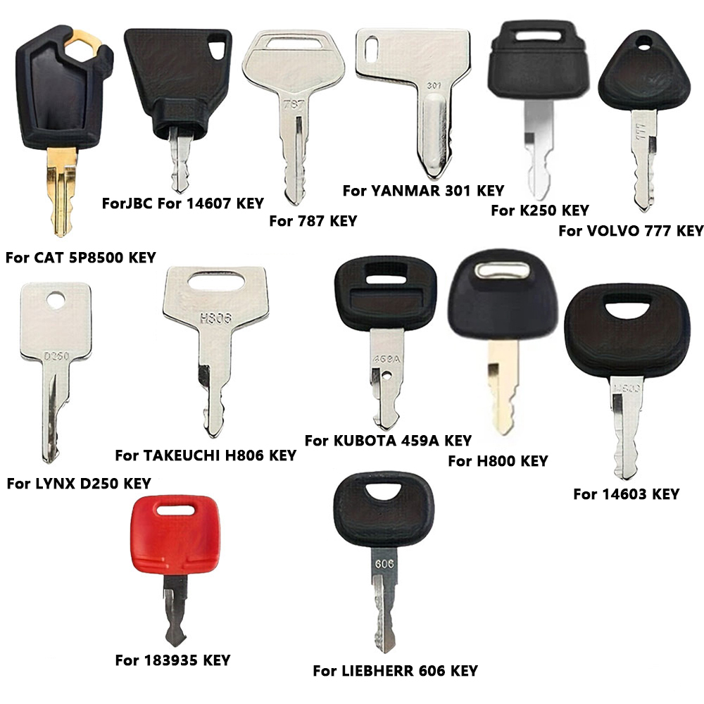 Juego de 13 Llaves de Encendid - Heavy Equipment Keys Master Set reseña y precio