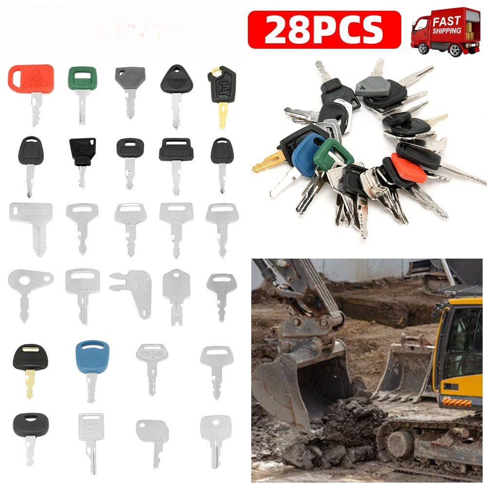 Juego de 28 Llaves para Excava - Heavy Equipment Keys Master Set reseña y precio