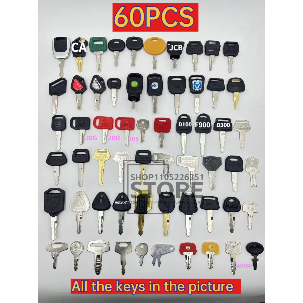 Juego de Llaves de Encendido M - Heavy Equipment Keys Master Set reseña y precio