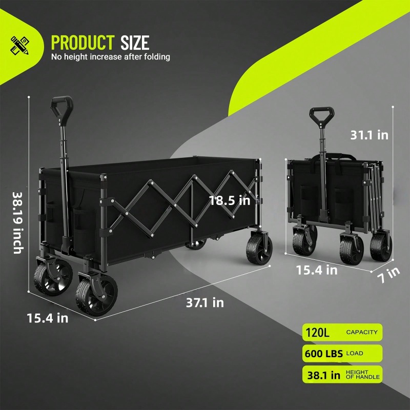 Carro Plegable de Alta Resiste - Heavy Equipment Yard reseña y precio